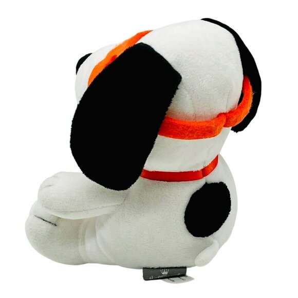 Hallmark Snoopy Halloween Trick or Treat Plush Orange Mask Pumpkin Bag Peanuts - Picture 5 of 8